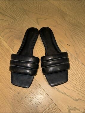 ALDO black sandals